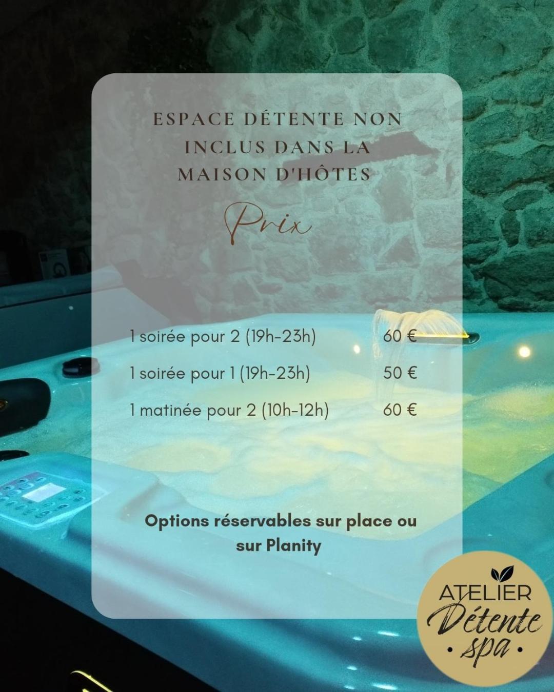 L'Atelier Detente Et Spa Caudrot Eksteriør billede